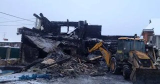 Демонтаж сгоревших зданий в Мариинске | Сварной-Мрн - снос после пожара от 1035 рублей